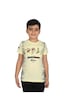 Toontoy Kids Toontoy Erkek Çocuk T-shırt Çocuk Urban Baskılı Sarı