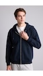 Defacto Relax Fit Kapüşonlu İçi Yumuşak Tüylü Kanguru Cepli Fermuarlı Sweatshirt D7599ax26aunv64 Lacivert-nv64