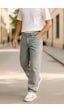 Cedy Denim Yüksek Kalite Baggy Fit Jean Leon Yüksek Bel Bol Kesim Kot Pantolon C352 Açık Gri