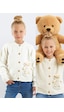 Denokids Oyuncaklı Kız Çocuk Triko Hırka Çok Renkli