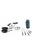 4'lü Set - Fissler Glossy 4,5lt Düdüklü Tencere + 2’li Tava & Karaca Bıçak Seti