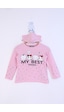 Toontoy Kids Toontoy Kız Çocuk My Best Friends Baskılı Tişört Açık Pembe