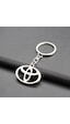 Toyota Uyumlu Anahtarlık 3D Metal Araba Anahtarlığı - Krom Kaplamalı