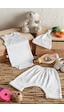 Tinylamb Snow Star Yenidoğan Organik Set - 3 Parça Beyaz Tinylamb Snow Star Yenidoğan Organik Set - 3 Parça Beyaz