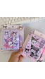 Kawaii Sanrioo Kuromi Karakterler Mini Defter Kalem Set