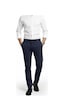 Deepsea Erkek Lacivert Likralı Gofre Kumaş Beli Lastikli İpli Slim Fit Günlük Pantolon 2600650 Lacivert