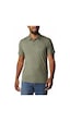 Columbia Tech Trail Erkek Kısa Kollu Polo T-Shirt Yeşil Çağla Yeşili