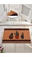 Co Co Colorful Cactus Doğal Ko ko Paspas,Kıl Kapı Önü Paspası