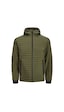 Jack & Jones Jack&Jones Kapüşonlu Yeşil Erkek Mont 12215938 Yeşil