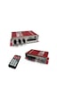 Oto Anfi Mini Fm Radyo 12V 400W Bluetoothlu Usb ve Sd Kart Giriş