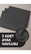 Isessia 3 Adet %100 Pamuk En Iyi Emici Ayak Havlusu : Konforlu Banyo Paspası 50x70cm Terra Antrasit Gri Isessia 3 Adet %100 Pamuk En Iyi Emici Ayak Havlusu : Konforlu Banyo Paspası 50x70cm Terra Antrasit Gri