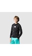 The North Face B Drew Peak Light Crew Print Erkek Çocuk Sweatshirt-30793 siyah