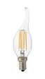 5'li Paket 4w E14 Rustik Kıvrık Led Buji Ampul Gün Işığı Sarı