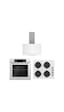 Ferre D064 - CS206 - XE63CB Fryart Beyaz Ankastre Set
