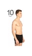 Tutku Erkek Gri 10'Lu Paket Likralı Boxer Elf568T0114Ccm10 001