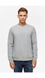 Süvari Gri Regular Düz Bisiklet Yaka Sweatshirt-38788 Gri
