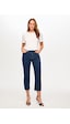 Faik Sönmez Yanı Nakış Detaylı Slım Fıt Jean Capri S26jcp005 Us26jcp00527 İndigo