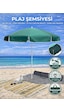 Form Outdoor Plaj Şemsiyesi + Taşıma Çantası Koyu Yeşil Form Outdoor Plaj Şemsiyesi + Taşıma Çantası Koyu Yeşil