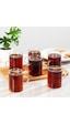 Porsima Pbt-789 6lı Borosilikat Isıya Ateşe Dayanıklı Cam Kulplu Çay Bardağı Kahve Bardak Kupa Seti 250ml Cam - Şeffaf