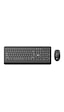 Lecoo Kw202 Kablosuz Q Klavye Mouse Set Siyah Bilgisayar Pc Klavye Mouse Seti