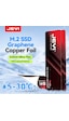 Jeyı M.2 2280 Ssd Grafen Bakır Soğutucu-nvme/sata İçin Ultra İnce