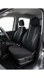 Favori Siyah Serisi Renault Kangoo İle Uyumlu Tam Set Oto Koltuk Kılıfı Arka Koltuk 2+1