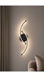 AvizeGO Bero Modern Led Duvar Apliği Günışığı Siyah