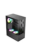 Zoko Smıle Siyah 5x12cm Argb Fanlı Temper Camlı Atx Gaming Kasa