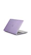 Arabulalaca Apple Uyumlu MacBook Air 13" 2020 A2337 M1 İşlemcili Mat Doku Hardcase Kılıf Mor