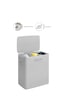 Paloma 120l Üç Yıkanabilir Bölmeli Katlanabilir Kumaş Kirli Çamaşır Sepeti Light Gray Xl
