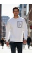 Remsa Erkek Fermuar Detay Bisiklet Yaka Pamuklu Sweatshirt 24722 Ekru Ekru
