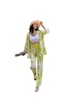 Alt Üst Takım Kimono- Desenli-yeşil