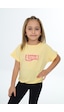 Toontoy Kids Toontoy Kız Çocuk Aloha Baskılı Tişört Sarı