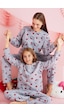 Siyah İnci Lisanslı Polar Çok Renkli Bisklet Yaka Pijama Takım Hk316 Gri Siyah İnci Lisanslı Polar Çok Renkli Bisklet Yaka Pijama Takım Hk316 Gri