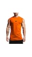Genius Store Erkek Nem Emici Hızlı Kuruma Atletik Teknik Performans Sporcu Sıfır Kol T-shirt Mg-atlet Turuncu Genius Store Erkek Nem Emici Hızlı Kuruma Atletik Teknik Performans Sporcu Sıfır Kol T-shirt Mg-atlet Turuncu