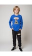 Fyk Kids Erkek Çocuk Yazı Baskılı Yuvarlak Yaka Alt-üst Pijama Takımı Mavi