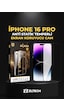OG GLASS ESD Anti Statik Apple Uyumlu iPhone 16 Pro Ekran Koruyucu