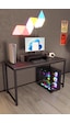 Siyah 140x60 Oyuncu Masası, Bilgisayar Masası, Gamer Masası, Gaming Masa, Metal Ayaklı Siyah