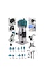 Moonshop 3800 Watt Profesyonel Formika Traşlama Freze Makinası.