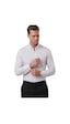 Deep Sea Deepsea Beyaz Slim Fit Çizgili Kolay Ütülenebilir Erkek Gömlek Modern Şık Yeni Sezon Gömlek 2602001
