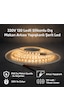 220v 120 Led Dış Mekan Şerit Led Gün Işığı Işık Arkası Yapışkanlı Suya Dayanıklı Dekoratif Aydınlatma 5 metre