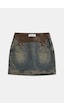 Kadın Koyu Kot 2w6-8 Straight Deri Detaylı Esnek Kumaş Tasarım Mini Denim Etek Kadın Koyu Kot 2w6-8 Straight Deri Detaylı Esnek Kumaş Tasarım Mini Denim Etek