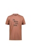 2as Alex Baskılı Erkek Sıfır Yaka T-shirt 035 Kahve