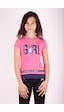 Toontoy Kids Toontoy Kız Çocuk Baskılı T-shirt Fuşya