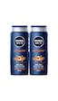 Nivea Men Sport Vücut Yüz ve Saç Duş Jeli 2 x 500 ML