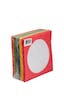 Renkli 80 Gr CD - Dvd Zarfı 100 Lü Pencereli Paket (Kırmızı Sarı Yeşil)