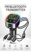 Bluetooth Fm Transmitter 3 Usb Portlu Süper Hızlı Araç Şarj Cihazı