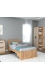 Arnetti Karyola 90x190 Luses Karyola Atlantik Çam Bej