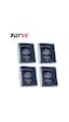 Tarix Şeffaf Pvc Pasaport Kılıfı,pasaport Koruyucu,pasaport Kabı 4 Adet Şeffaf
