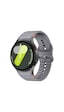 Samsung Galaxy Watch 7 40mm-44mm İle Uyumlu Metal Tokalı Dalgalı Spor Silikon Kordon